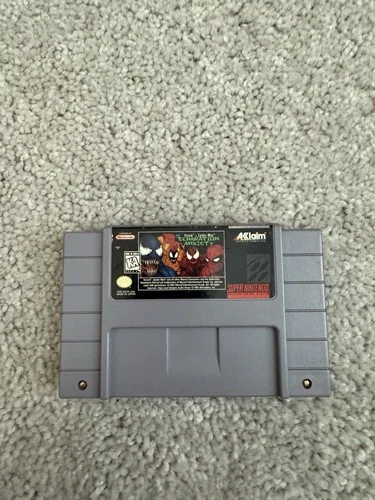 New ListingVenom-Spider-Man: Separation Anxiety SNES Cartridge, Tested and Working