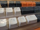 YMDK Double Shot 122 Dyed PBT Shine Through OEM Profile Keycap Carbon