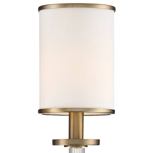 Crystorama Hatfield 18 1/2"H Vibrant Gold 2-Light Wall Sconce - Picture 3 of 6