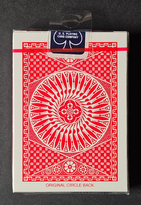 USPCC Ohio Blue Seal ~ Vintage Red Tally Ho Circle Back Playing Cards ~ SEALED