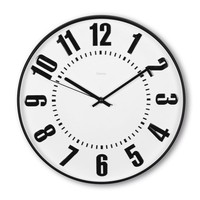 Hama Wanduhr Quarz Uhr Lautlos GeräUschlos Ohne TickgeräUsche 35Cm GroßE Ziffern