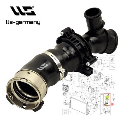 Ladeluftleitung Turboschlauch AUSLASS für OPEL INSIGNIA A 2.0 CDTI BI-TURBO
