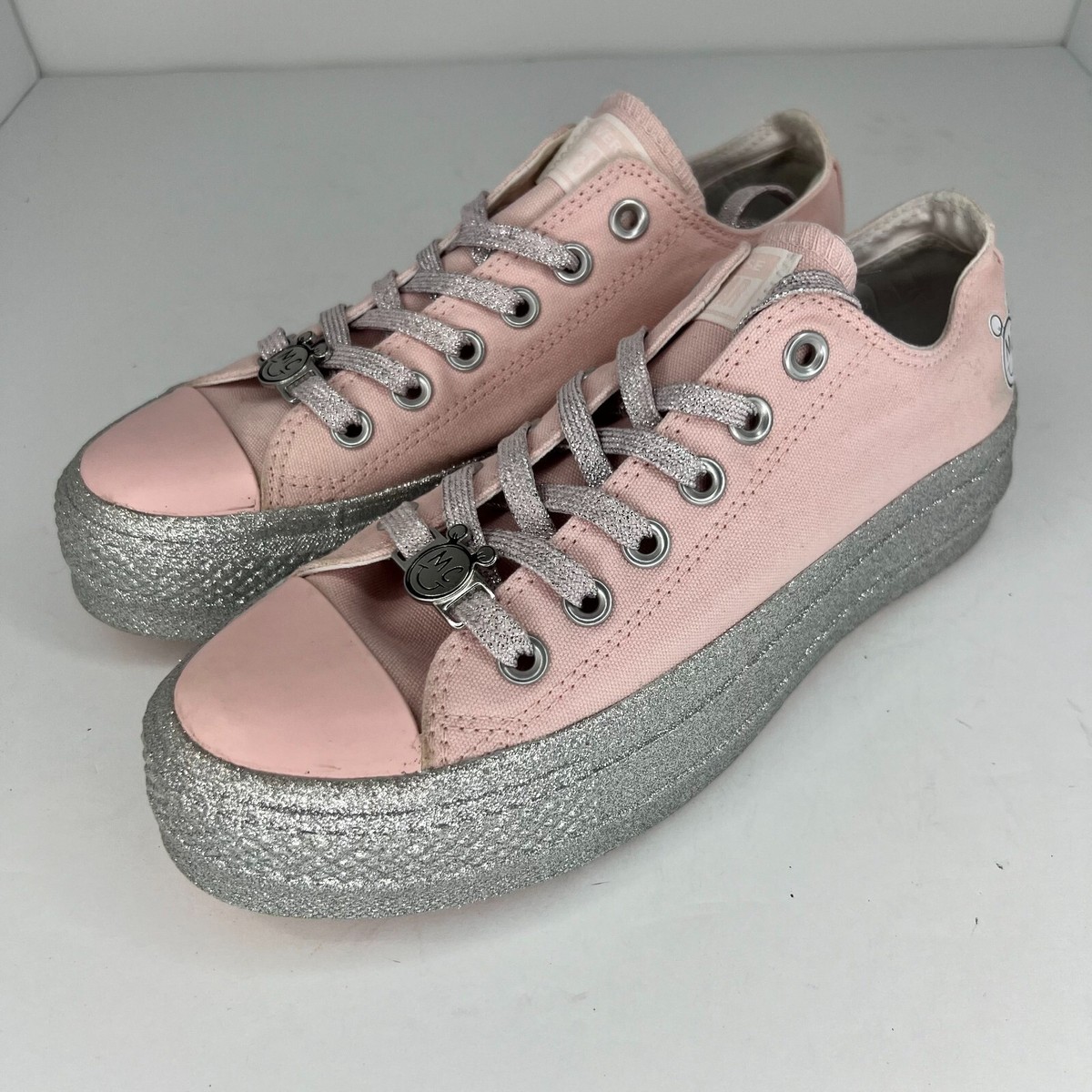 Glitter Miley Cyrus Chucks Miley Cyrus Pink Glitter Converse