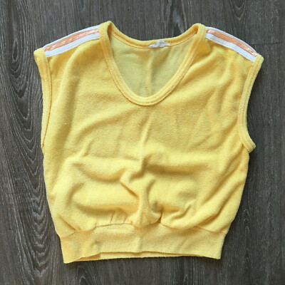 Vintage 70s 80s Womens Surf Stripe 