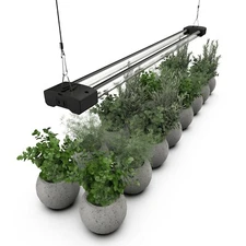 BoostGro LED Plant Grow Light Sunlike Full Spectrum Flower Hydroponics Dual Tube