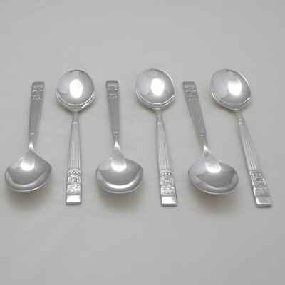 WINDSOR Design Arthur Price County Plate Silver Service Cutlery 6 Dessert Spoons