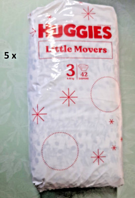 5 x Huggies Windeln Little Movers Disney Gr. 3 Monatsbox, 210 St. (5 x 42)