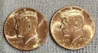 2- 2024 D Kennedy half dollar coins