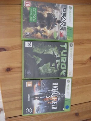 lot de 3 jeux avec de trés grosses rayures sur les disques - Photo 1/4