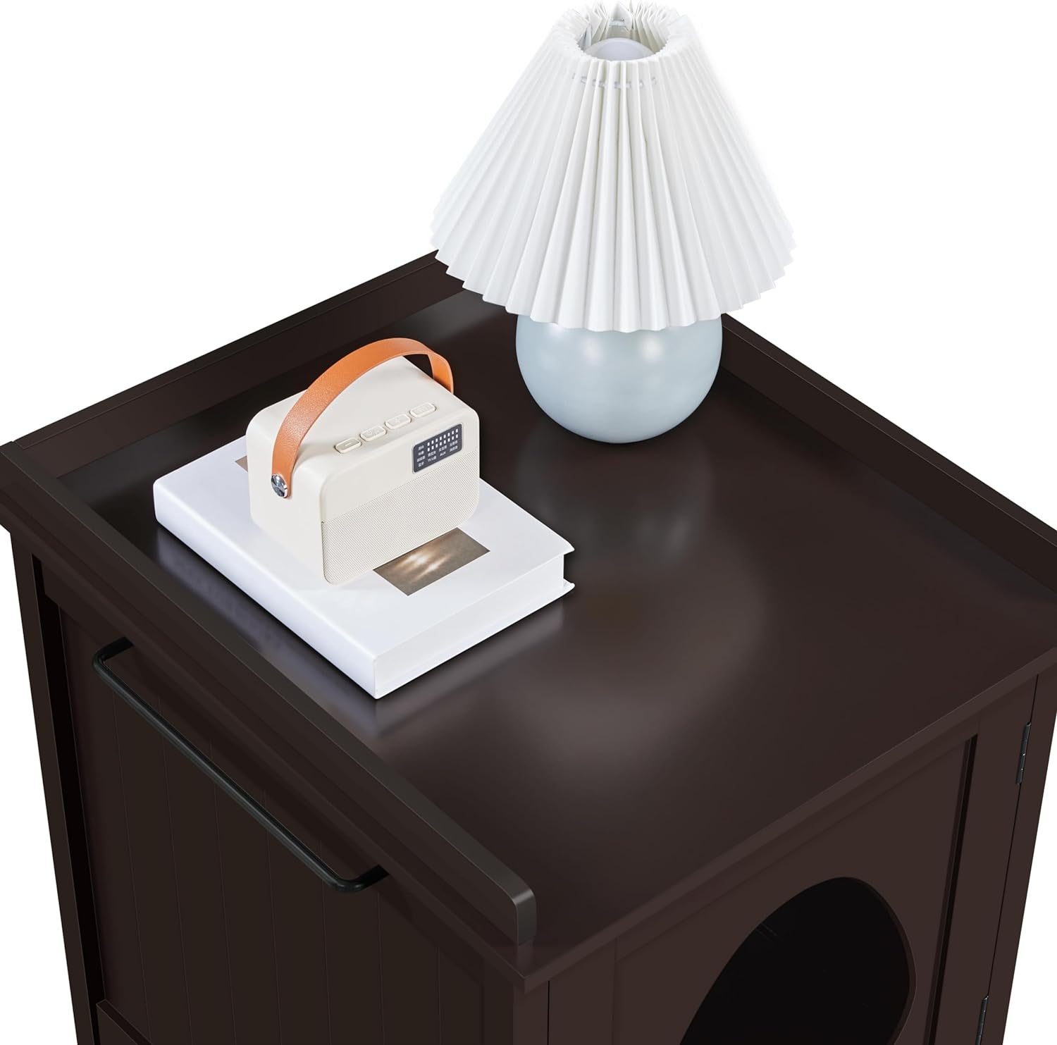 Hidden Cat Litter Box Enclosure for Indoor Cats, Enclosed Litter Box