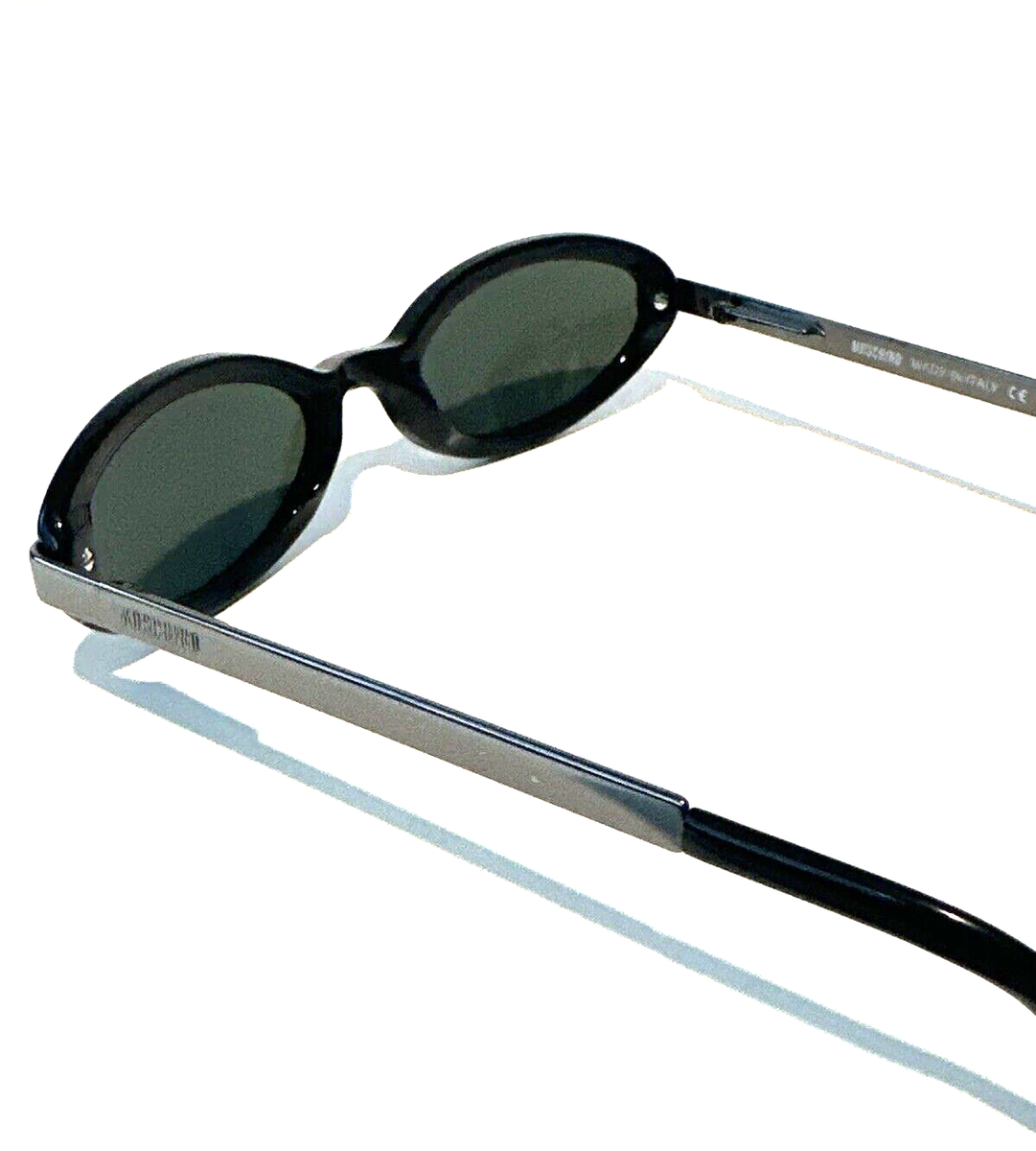 Vintage Moschino Sunglasses 3573 Black 95/31 New 49-19-130 | eBay