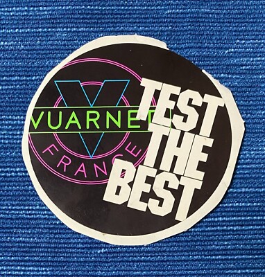 Vuarnet France Surf Sunglasses USA 80's Vintage Surfing Sticker Decal 3'' 987A