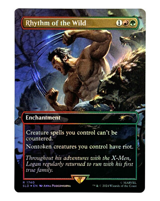 MTG | Rhythm of the Wild | Secret Lair | Marvel | Wolverine | Foil | NM | EN