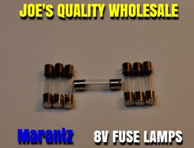 (7) 8v-250mA FUSE TYPE LAMPS/BULBS/2230 2275 VINTAGE STEREO/Marantz DIAL METER
