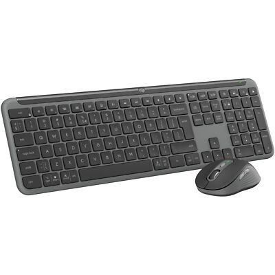 Logitech Wireless Signature Slim MK950, Easy-Switch, Flow, Black