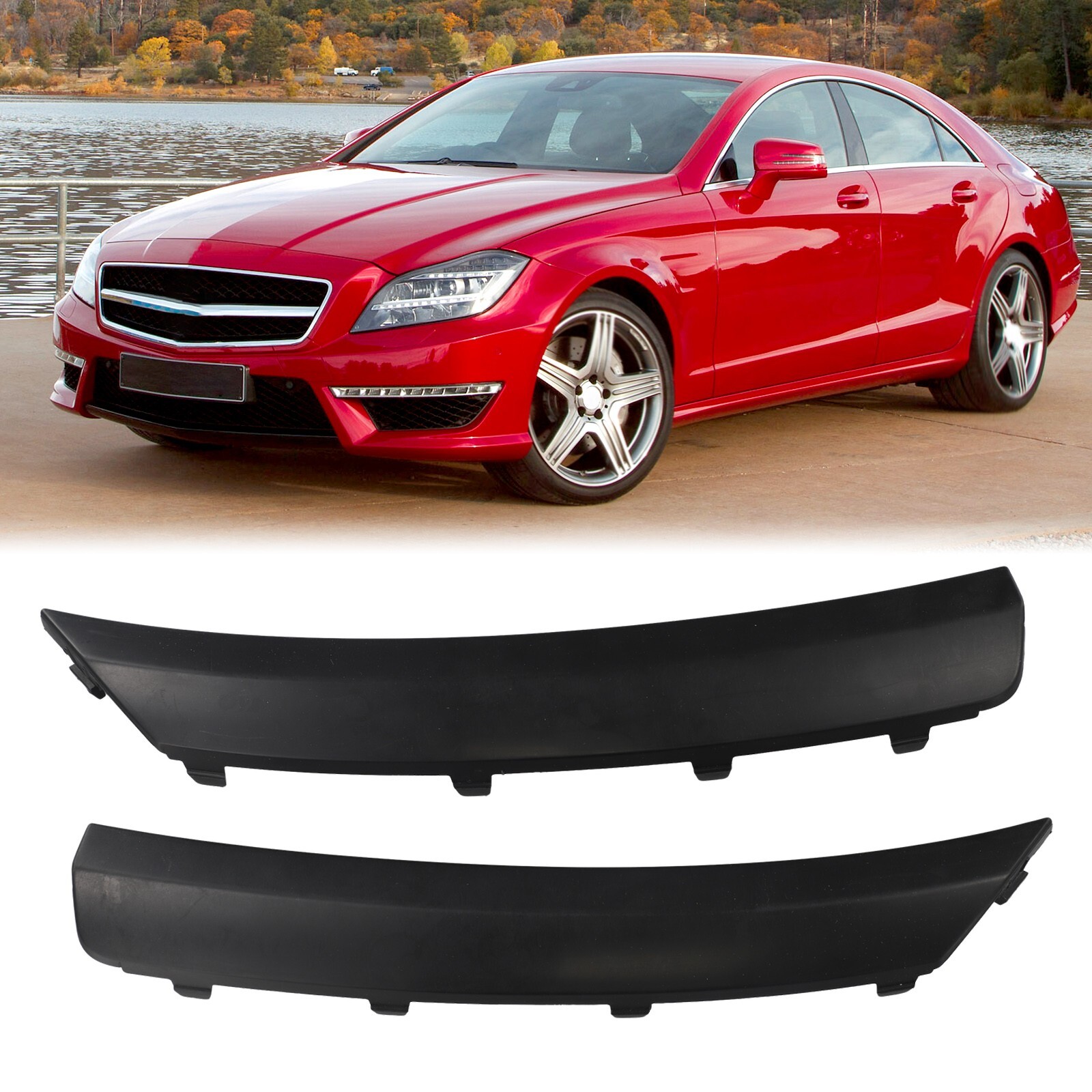 Front Bumper Wheel Arch Trim Left Right Side Cover Molding Flank For Benz W167