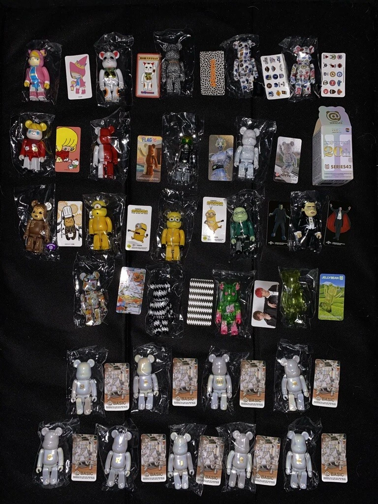 Medicom Bearbrick 100% 20th Anniversary Series 42 - 27 Pcs with 4 
