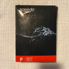 SPEEDO FULL BODY WOMENS Swimsuit Sz 12/38 One Piece Prolt Super Pro Solid Blue 