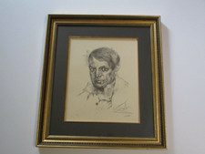 SALVADOR DALI PENCIL SIGNED LITHOGRAPH VINTAGE SURREALISM MODERNISM PICASSO