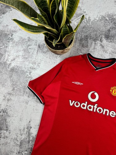 Vintage Manchester United Umbro Red 2000/2002 Soccer Football Shirt Jersey Kit - Picture 4 of 16
