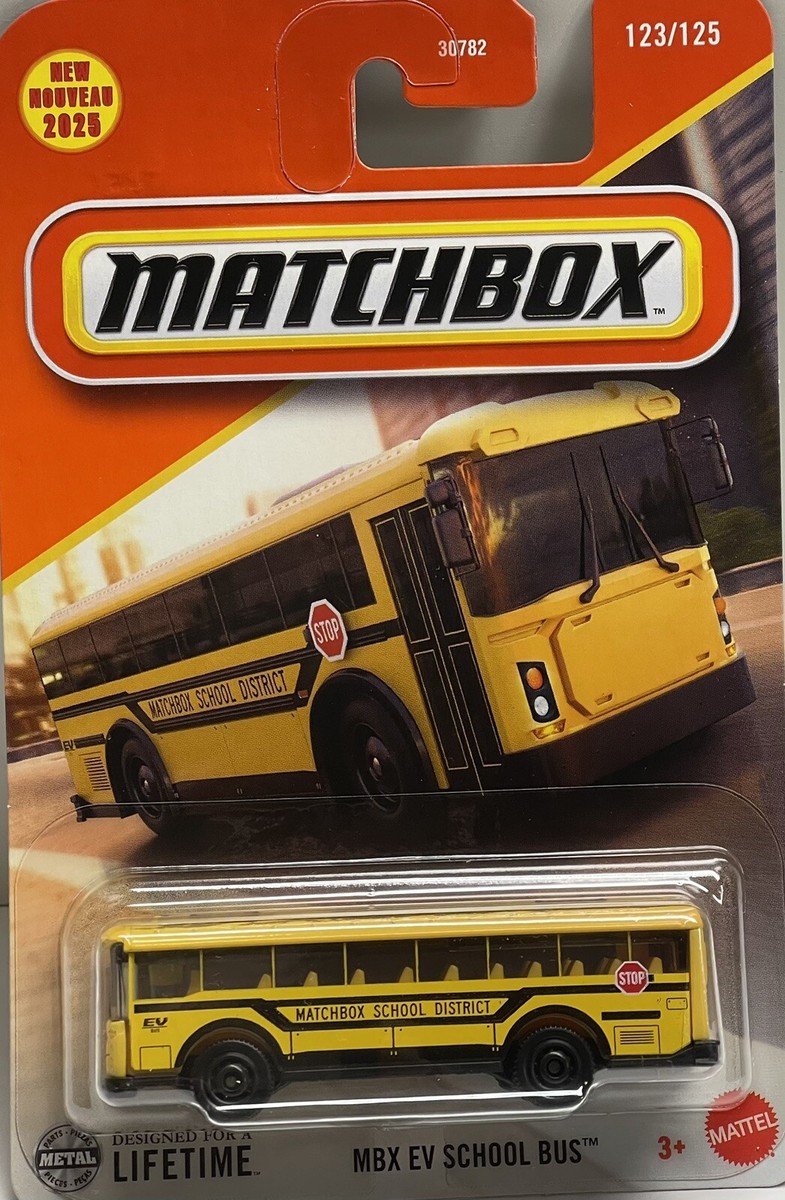2025 New Matchbox “BMX EV SCHOOL BUS 123/125 | eBay