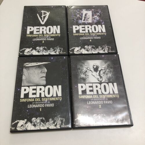 PERON SINFONIA DEL SENTIMIENTO 4 DVD LEONARDO FAVIO JUAN DOMINGO PERON - Picture 1 of 11