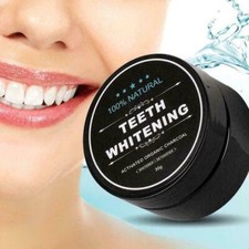      100 Natural Whitening Tooth Powder Activate Charcoal  2 Bamboo toothbrush