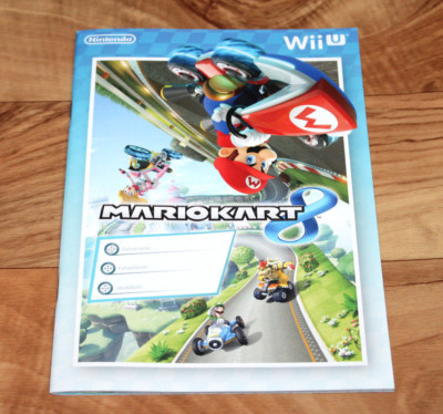 Mario Kart 8 Notebook Sticker Set Poster Nintendo Wii U 2014 Yoshi