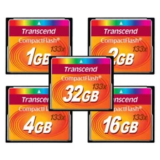 Transcend CF Memory Card 1GB 2GB 4GB 8GB 16GB 32GB 64GB 133x Compact Flash Card