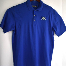Callaway Men's Golf Polo Shirt Athletic L Casual Blue Short Sleeve Shirt Size L