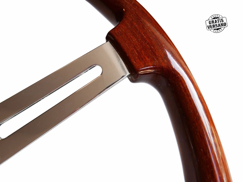 TIPO VOLANTE HELEBORE ALFA ROMEO 105/115 SPIDER GT VOLANTE MADERA 390MM + BUJE Foto 3 de 4