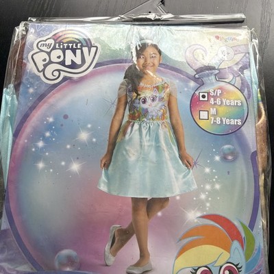 Verkleidung My Little Pony Rainbow Dash 4-6 Mädchen Kostüm