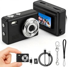 Mini Camera 1080P HD Digital Keychain Camera Pocket Video Recorder 8GB Card