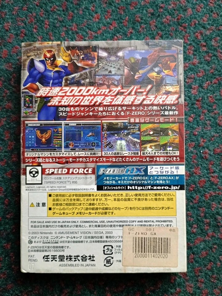 Nintendo Gamecube F-Zero GX con Cartucho, Estuche, Manual Región Japón Foto 2 de 4