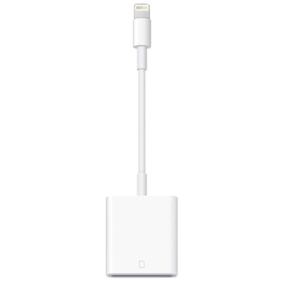 APPLE LIGHTNING TO SD CARD CAMERA READER MJYT2AM/A - WHITE