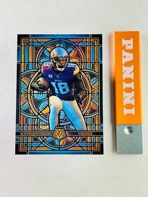 2025 Panini Mosaic Justin Jefferson Stained Glass #16 Case Hit (Standard Size!)