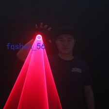 LED Laser Gloves DJ Club Dancing Stage Show Red/Green Bar Palm Lighting Glove