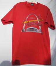 Vintage Screen Stars Best St. Louis Cardinals print T-shirt men's size medium
