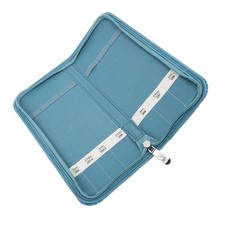 Knitting Needle Case Portable Storage Organizer Bag Rhombus Lattice Pattern NEW