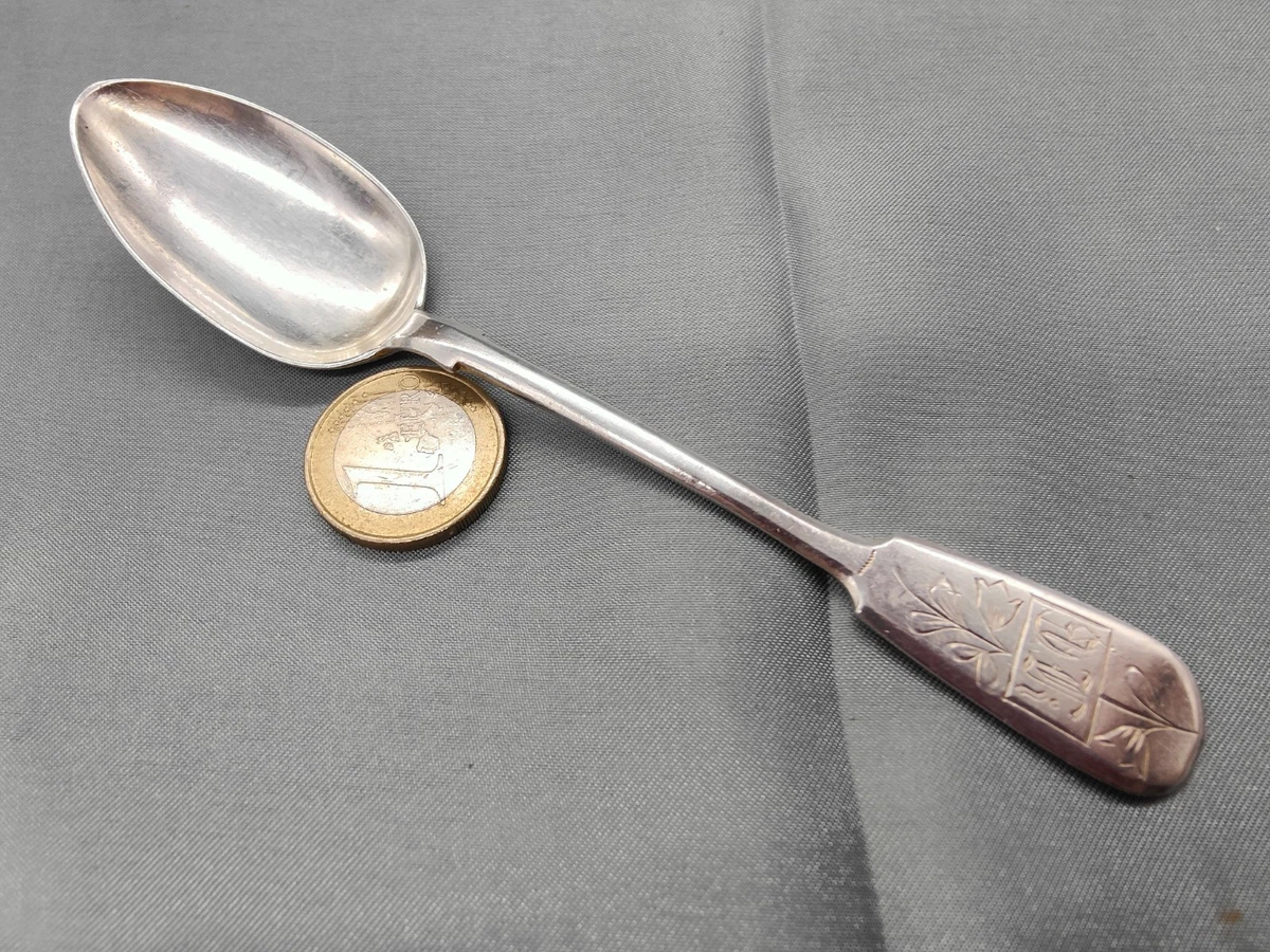 Robbe & Berking Cuillère à crème Rosenmuster (plaqué Argent Massif 150