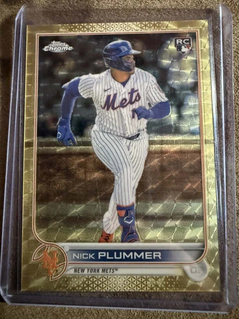 2022 Topps Chrome Update Superfactor #USC39 Nick Plummer New York Mets 1/1