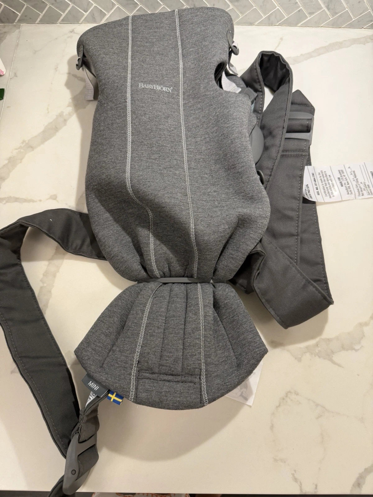 Baby Bjorn Baby Carrier Mini Gray Adjustable Lightweight