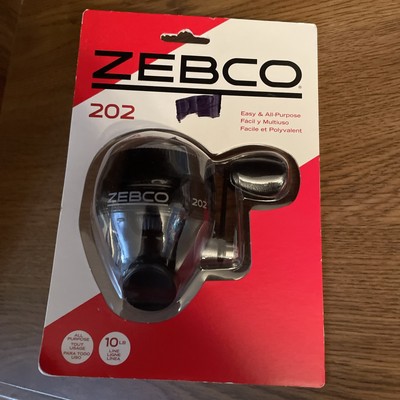 Zebco 202 Easy & All-Purpose Fishing Reel (Gear Ratio 2.8:1) 10LB Line #202MBK