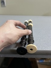Lot of 2 Aulos  Angel Soprano Recorders Plastic Baroque Fingering
