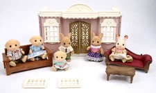 Sylvanian Families Calico Critters Town Designer Studio Stella Rabbit & Lab Lot