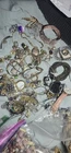 Medium Sized Jewelry Mixed Costume 925 Watched Vintage And Modern Lot