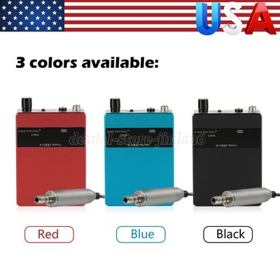 USA Dental Lab Portable Brushless Micromotor w/ Motor Handpiece Digital Display