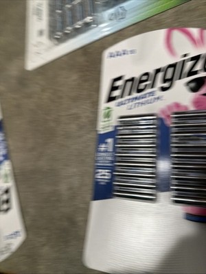 Energizer Ultimate Lithium AAA 18-pack Batteries Expire 2037