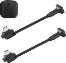 2 Pack Extension Cable Compatible with Blink Outdoor 4 4th Gen ,5inch Weatherpro