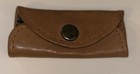 Vintage Tan Leather Snap Keychain 2 Keys With M & R KANE Embossed Snap — photo 2